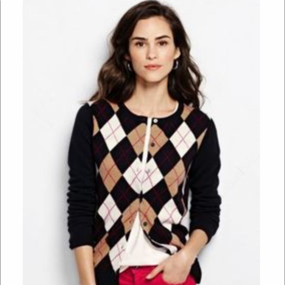 New York & Company Sweaters - NEW YORK & COMPANY Womens Cardigan Sweater Argyle
